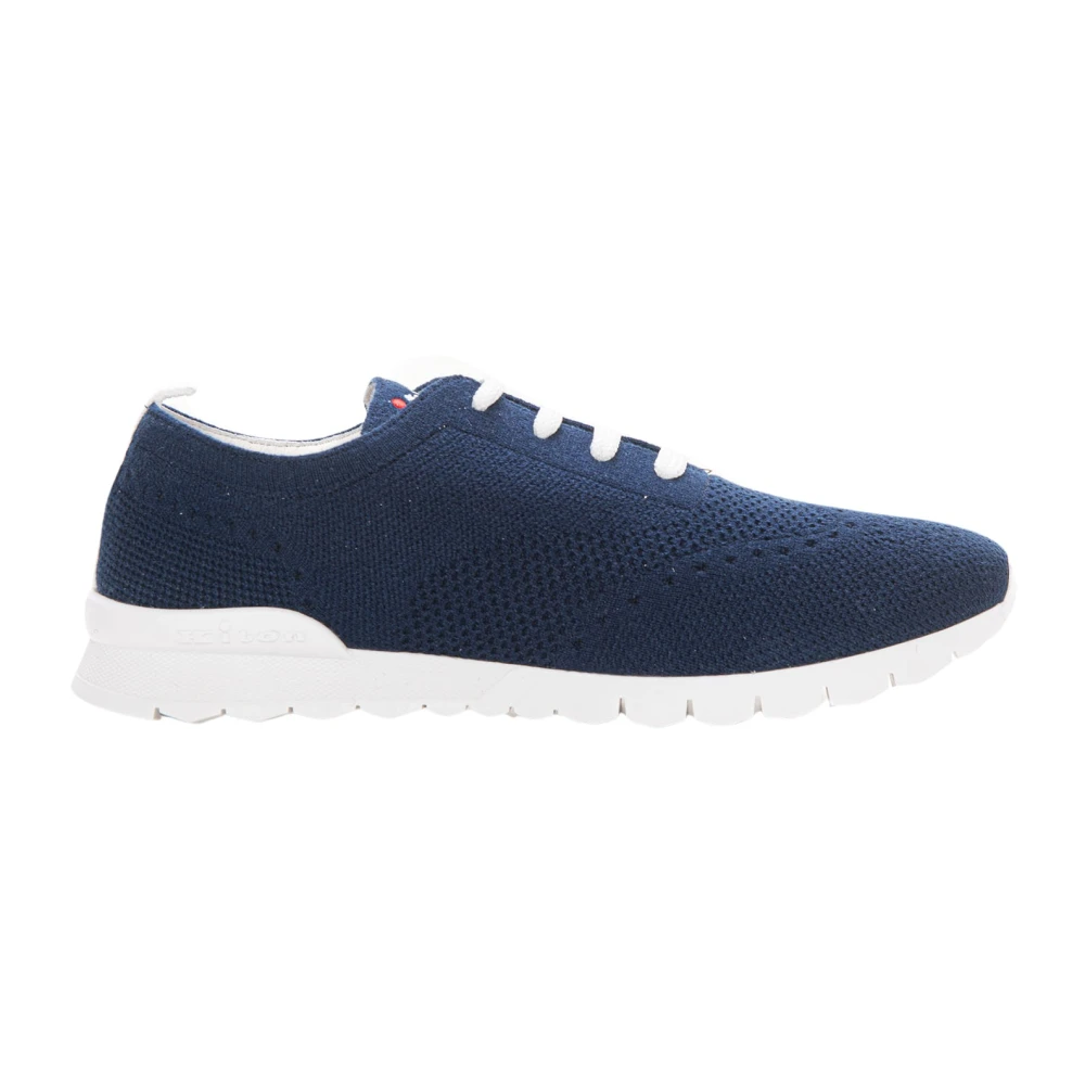 Kiton Veterschoenen met antislipzool Heren Schoenen Blauw