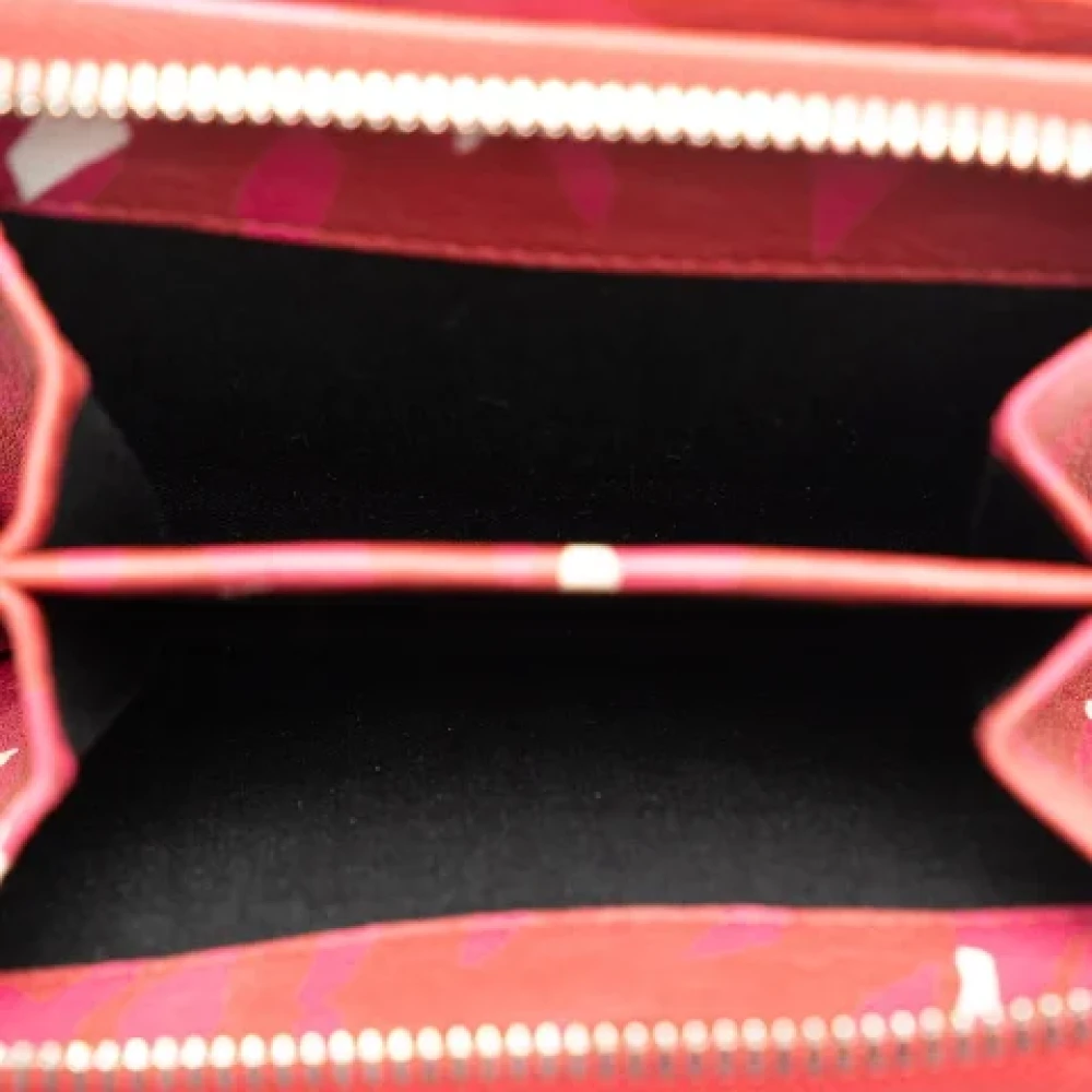 Balenciaga Vintage Pre-owned Leather wallets Red Dames