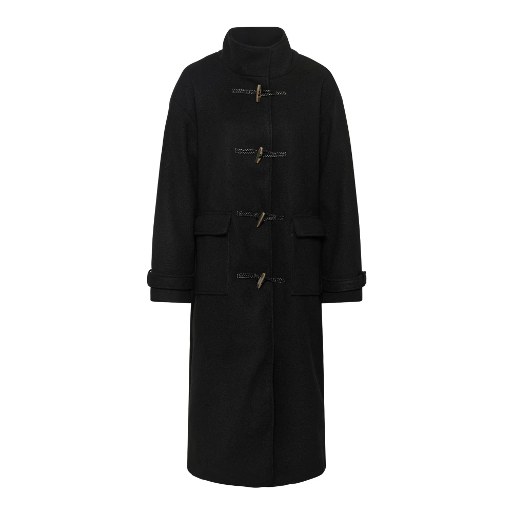 Kaffe Donna Noir Cappotto Da Kaannalisa - Immagine 2