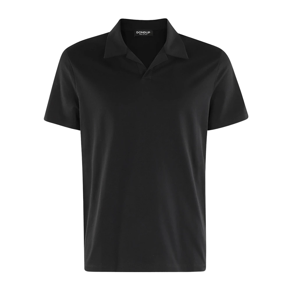 Dondup Klassieke Polo Shirt Black Heren