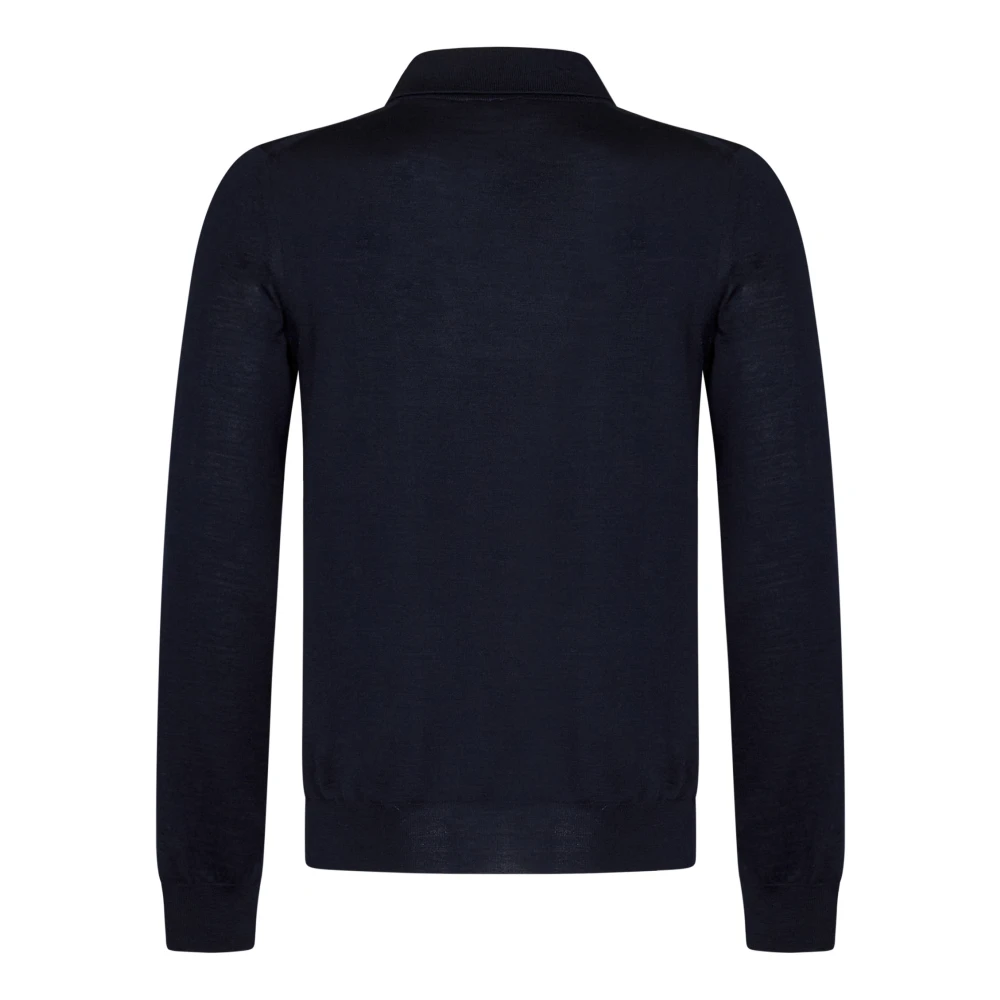 Brioni Blauwe Wol Zijde Kasjmier Sweatshirt Aw24 Blue Heren
