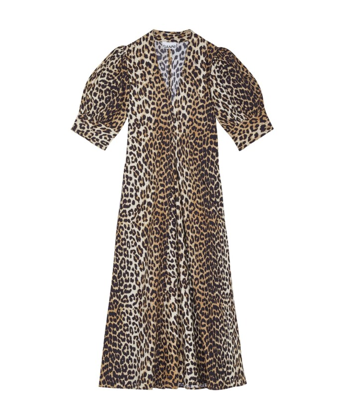 leopard-print-brown-midi-dress