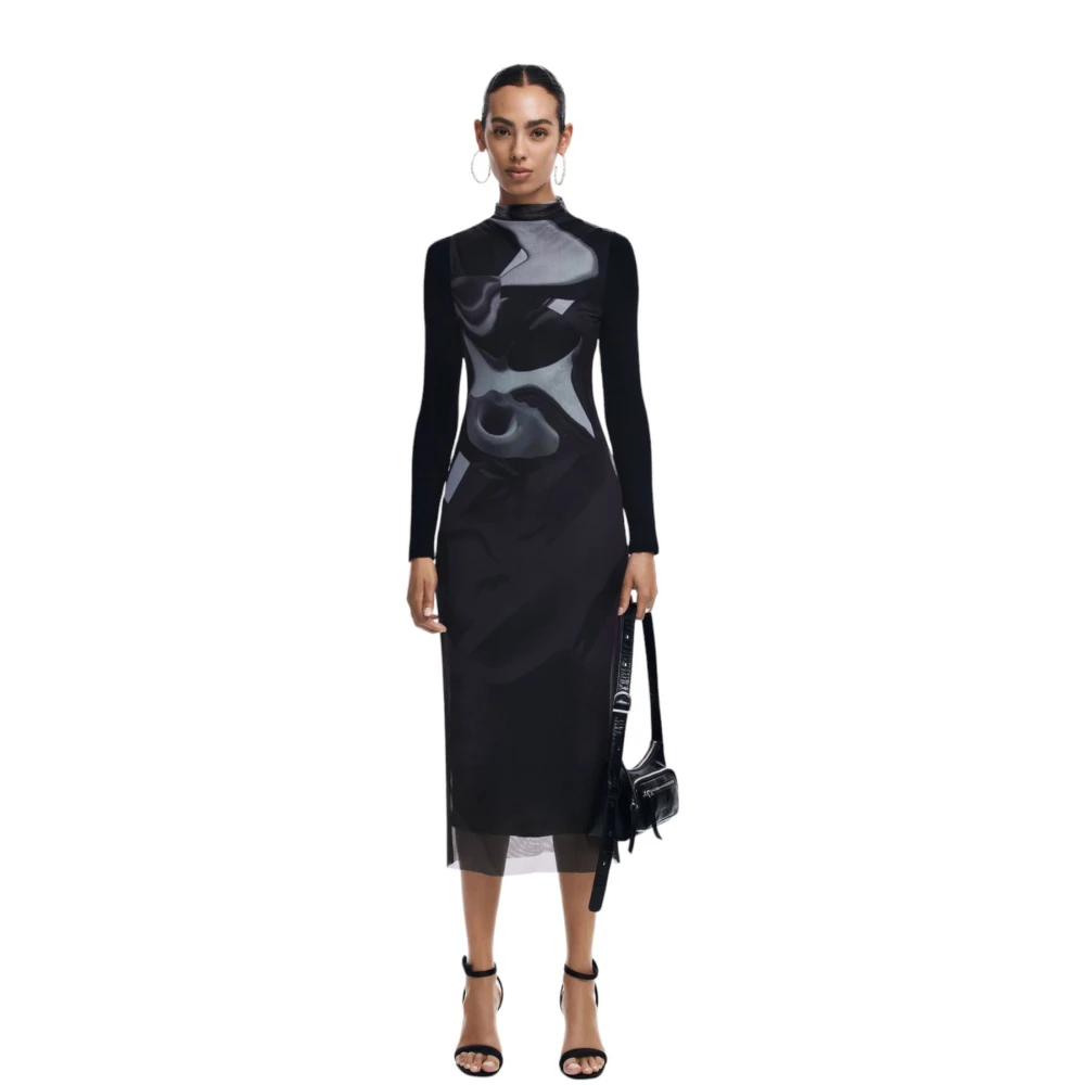 Desigual Damesjurk Unieke Stijl Black Dames