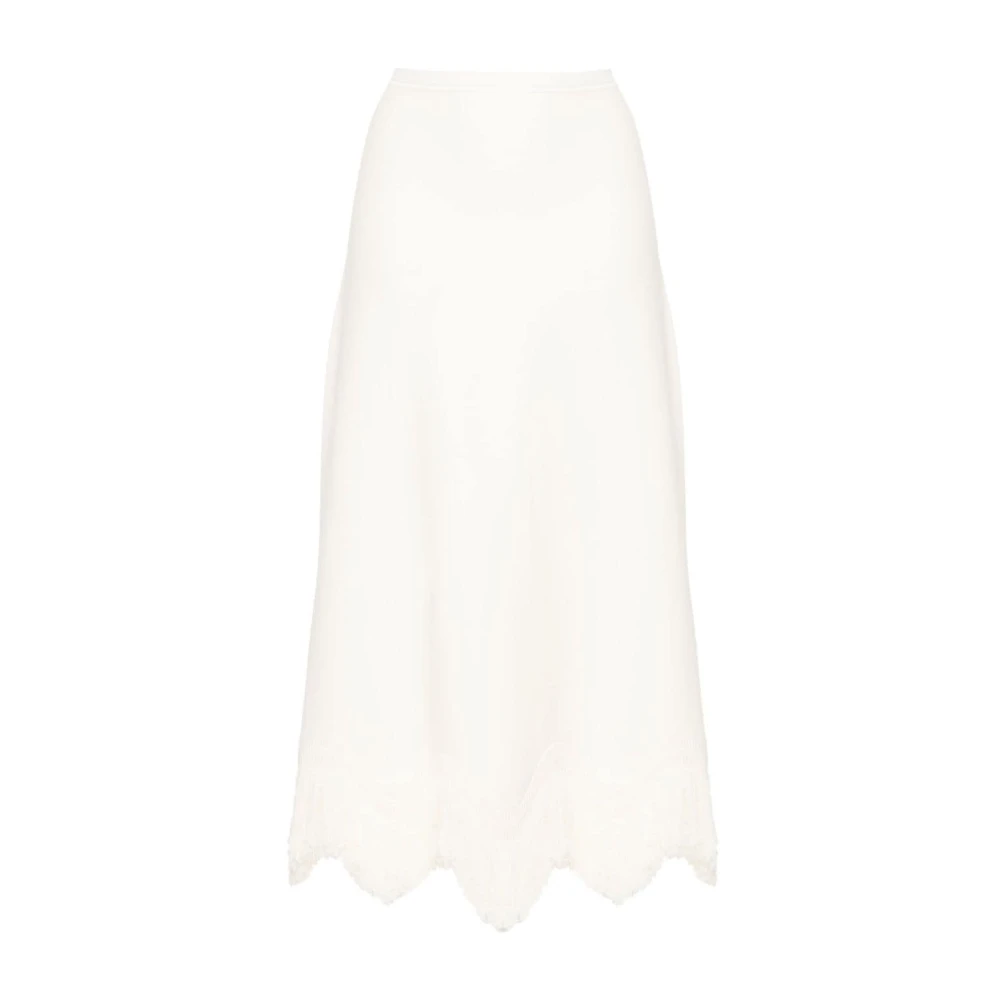 Ulla Johnson Witte Rokken voor Vrouwen Aw24 White Dames