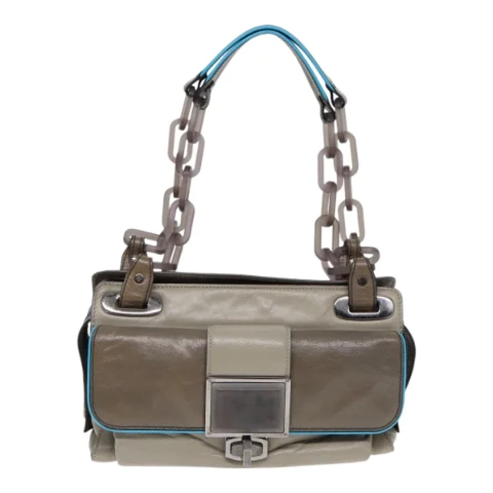 Balenciaga Vintage Pre-owned Leather balenciaga-bags Gray Dames
