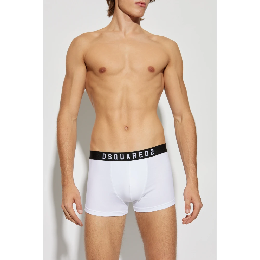 Dsquared2 Boxers met logo White Heren