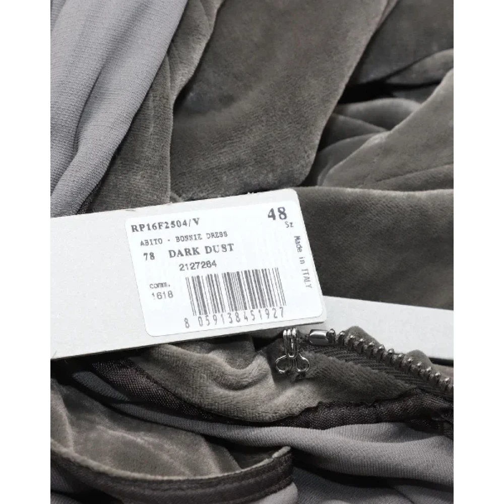 Rick Owens Pre-owned Fabric dresses Gray Dames