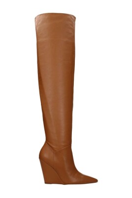 vintage-brown-leather-wedge-boots