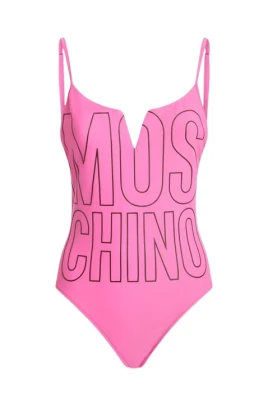 Printed Lycra One-Piece Swimsuit
