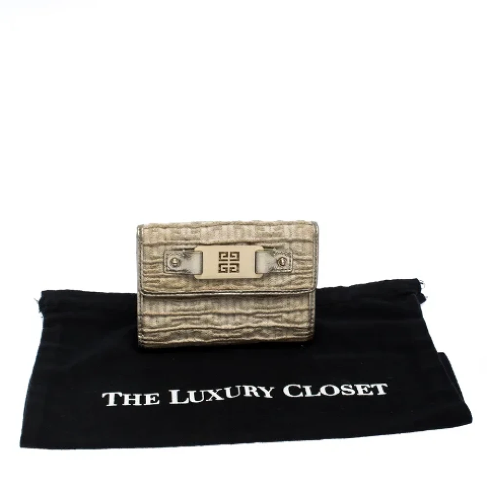 Givenchy Pre-owned Fabric wallets White Dames