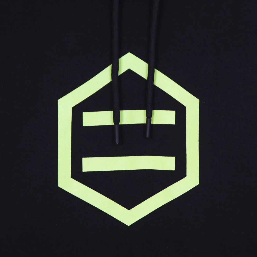 Dolly Noire Lichte Hoodie Heren Zwart Geel Black Heren