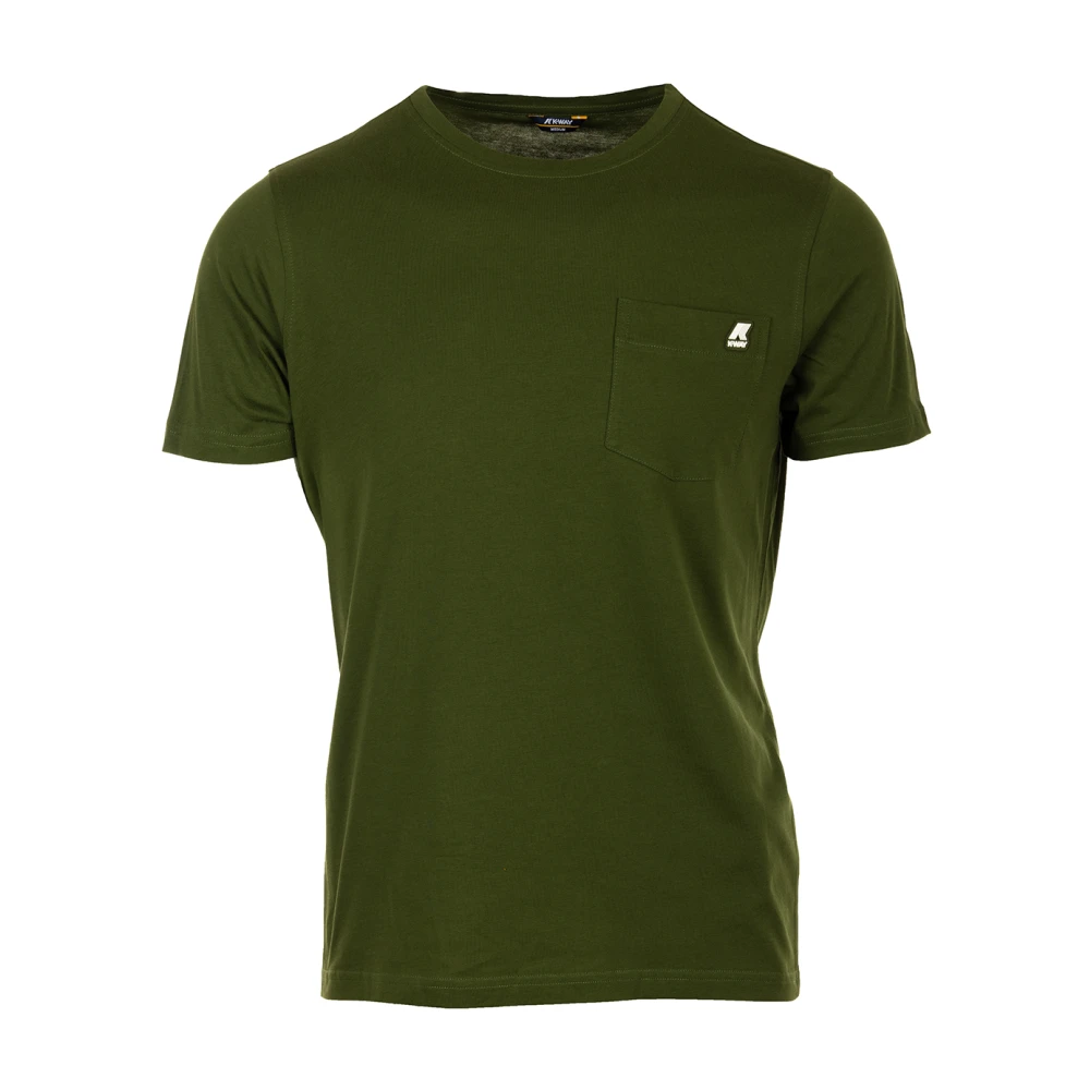 K-way Groene Sigur Tee Shirts en Polos Green Heren