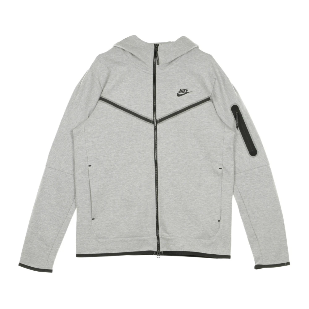 Nike Lättvikts Zip Hoodie Tech Fleece Gray, Herr