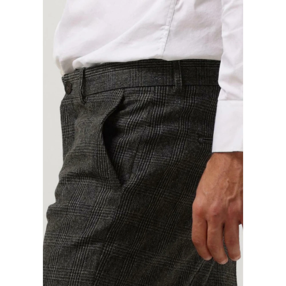 Selected Homme Grijze Pied-de-Poule Broek Gray Heren