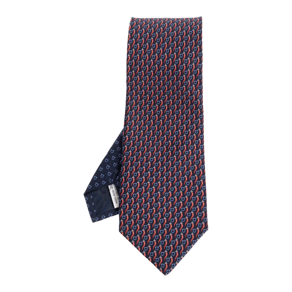 Ferragamo Uomo Blu - Silk Tie - Accessories - One Size
