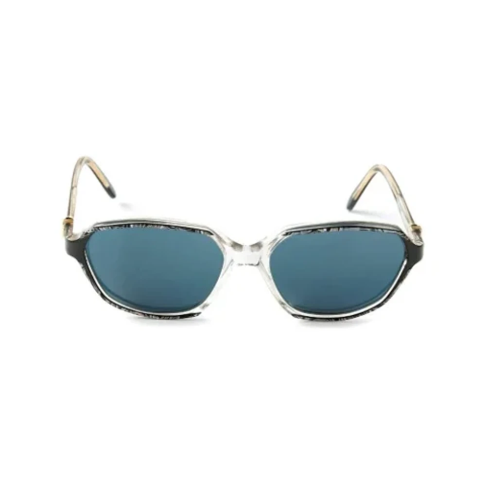 Yves Saint Laurent Vintage Pre-owned Acetate sunglasses Black Dames