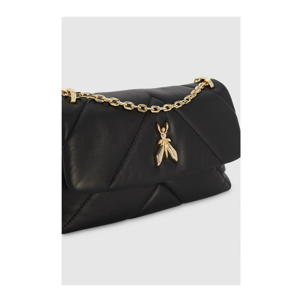 PATRIZIA PEPE Fly Padded Schoudertas Black Dames