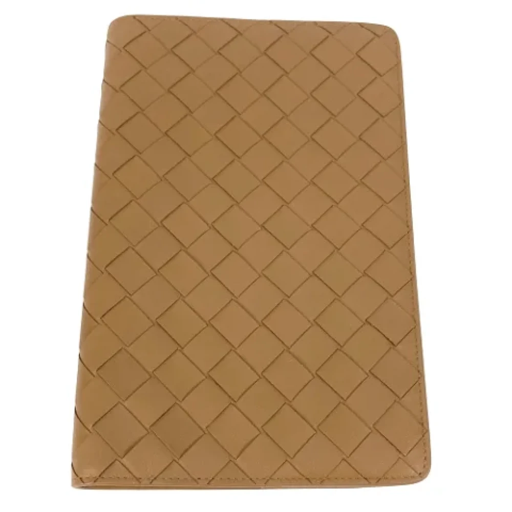 Bottega Veneta Vintage Pre-owned Leather wallets Brown Dames