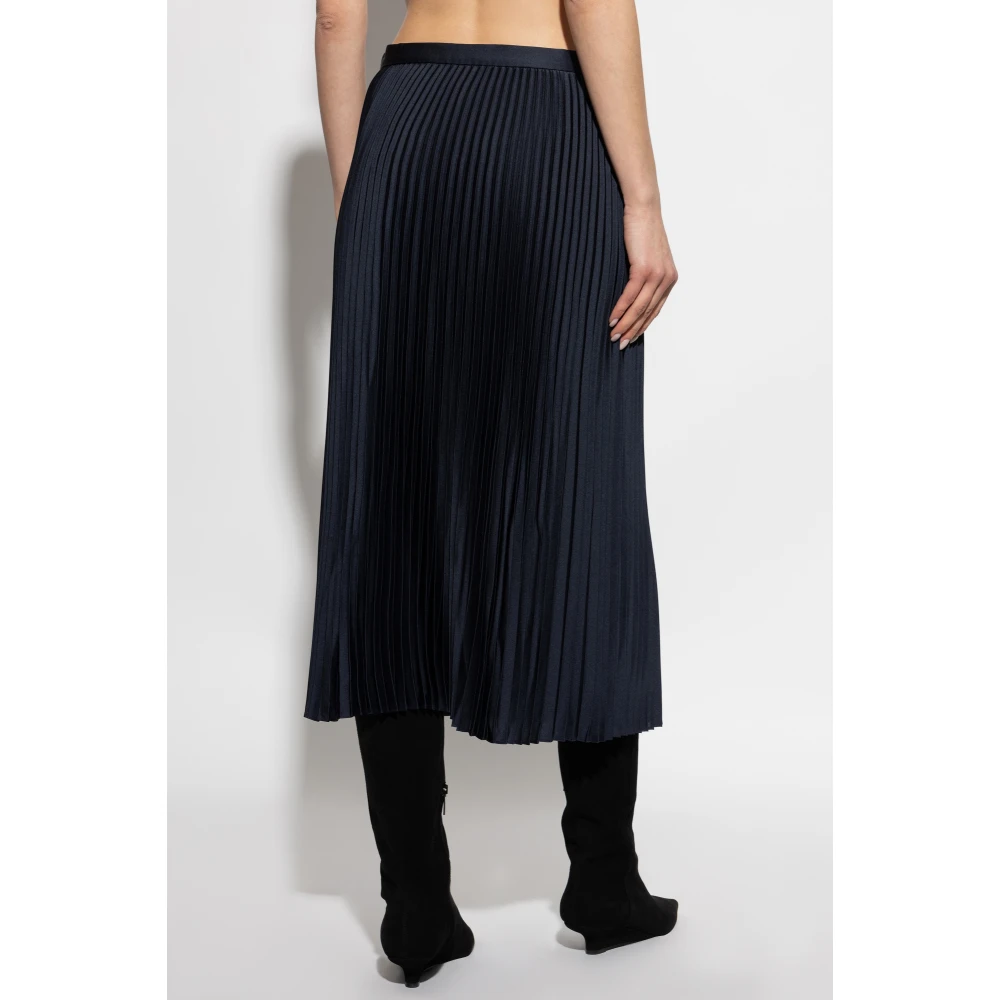 Theory Geplooide rok Blue Dames
