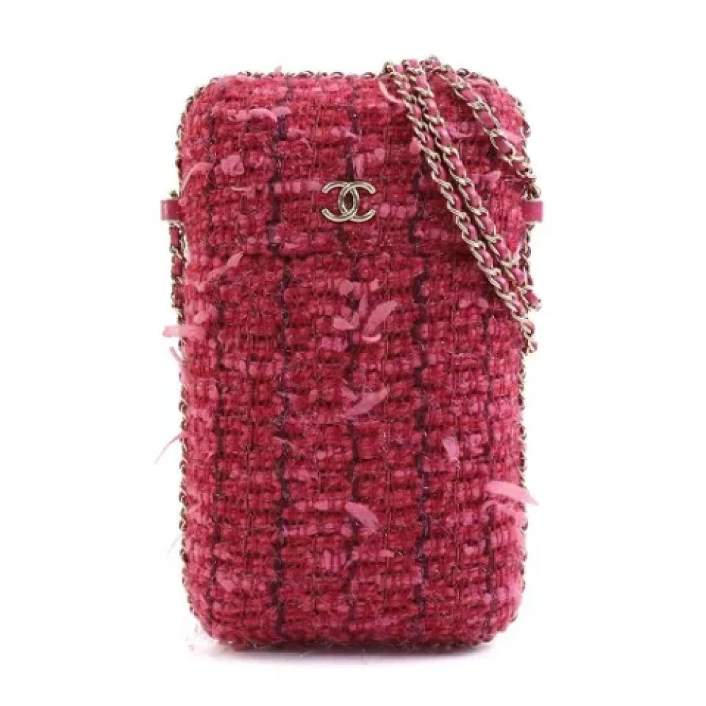 Chanel Vintage Pre-owned Fabric shoulder-bags Pink Dames