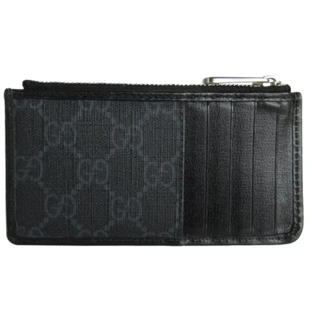 Gucci Vintage Pre-owned Leather wallets Black Dames