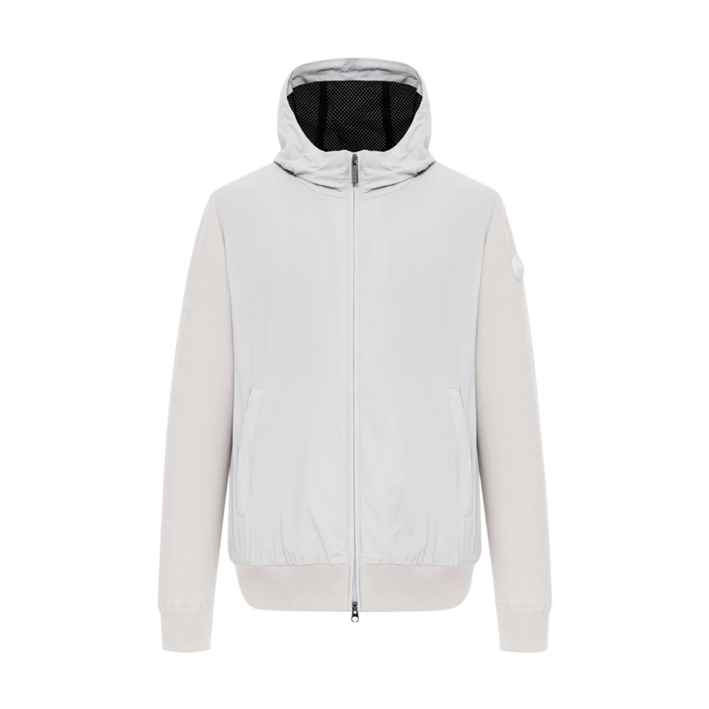 Colmar Mannelijk Wit Hoodies & Sweatvesten Heren, Xl, Katoen, Hybride Jas Zonder Voering Met Capuchon