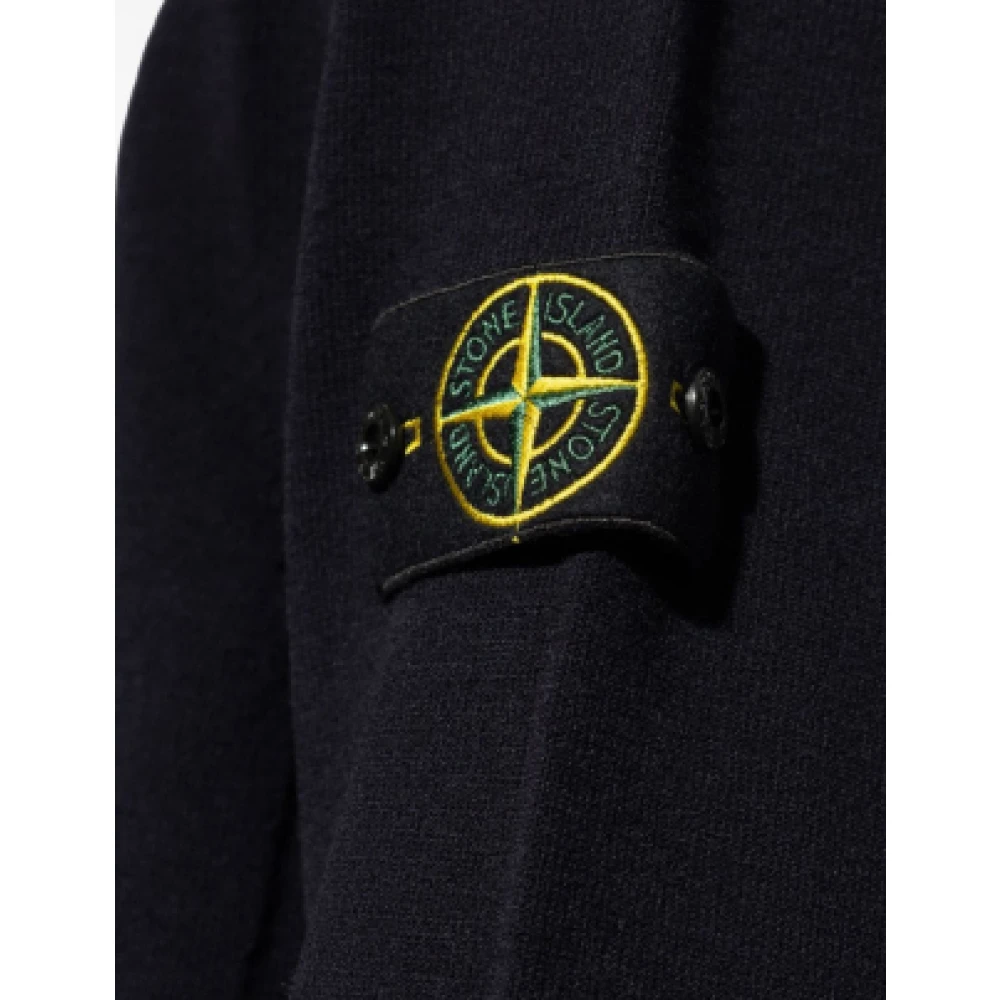Stone Island Blauwe Sweaters voor Mannen Blue Heren