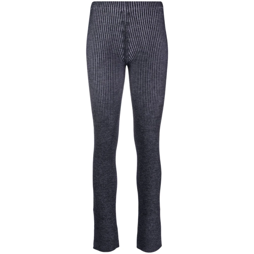 Roberto Collina Wijde Broek P0409 Gray Dames