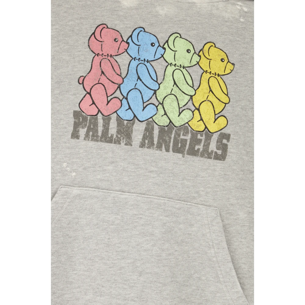 Palm Angels Stijlvolle Sweatshirt voor Mannen Gray Heren