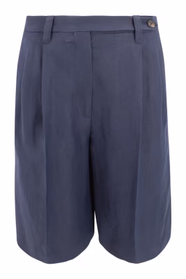 pleated-shorts