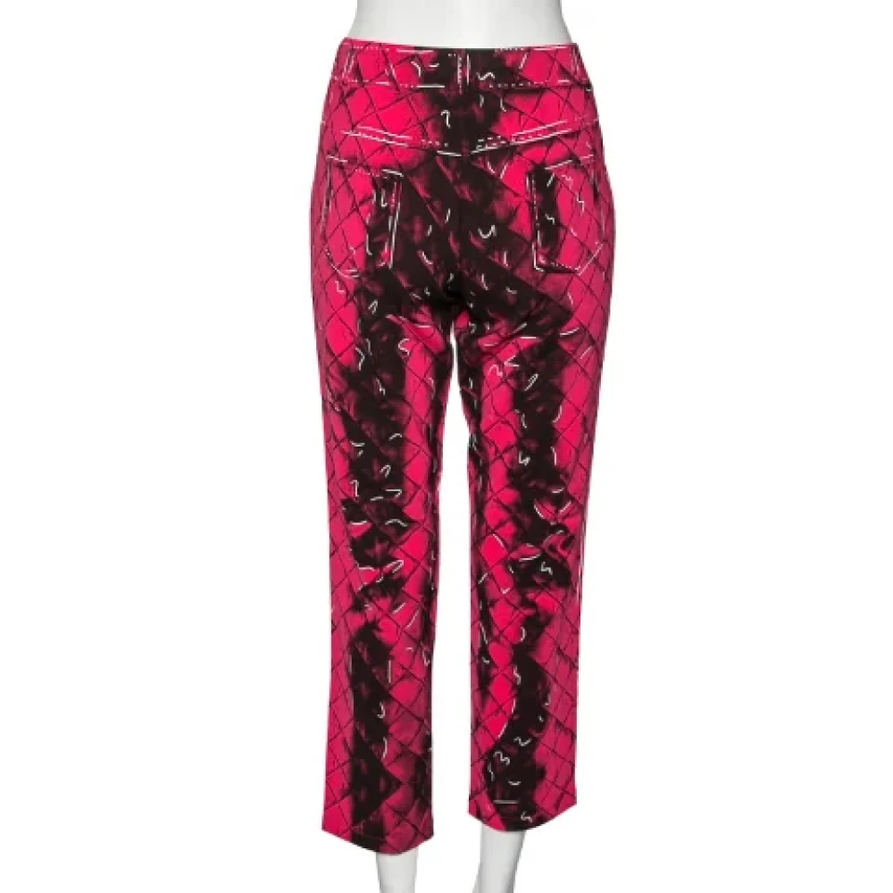 Moschino Pre-Owned Pre-owned Polyester bottoms Pink Dames