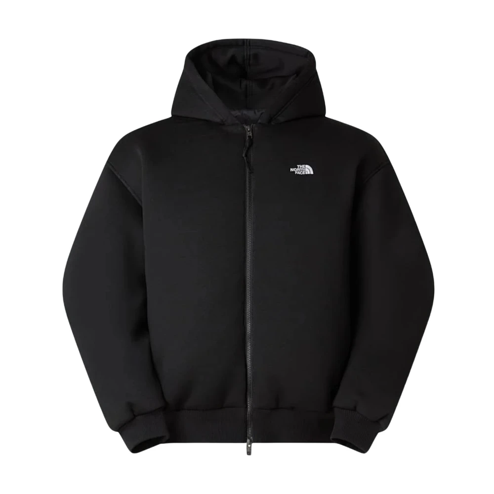 The North Face Men's Black Long Sleeve Training Tops, L, Insulated Hooded Sweatshirt