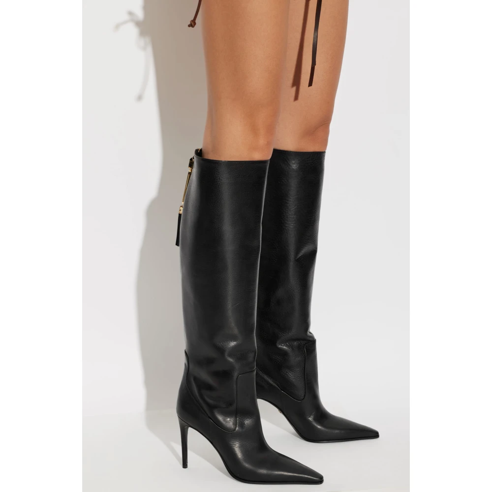 Dsquared2 Lederen Laarzen met Hak