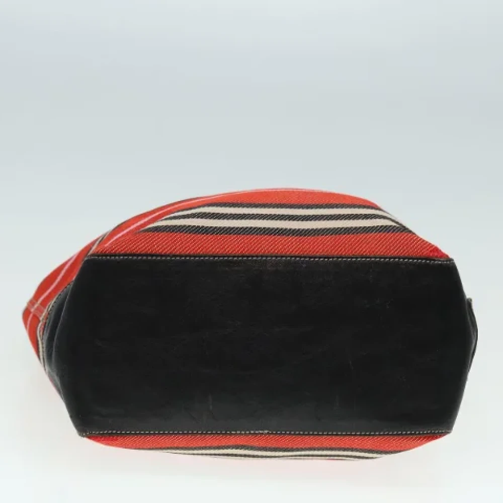 Burberry Vintage Pre-owned Canvas totes Red Dames