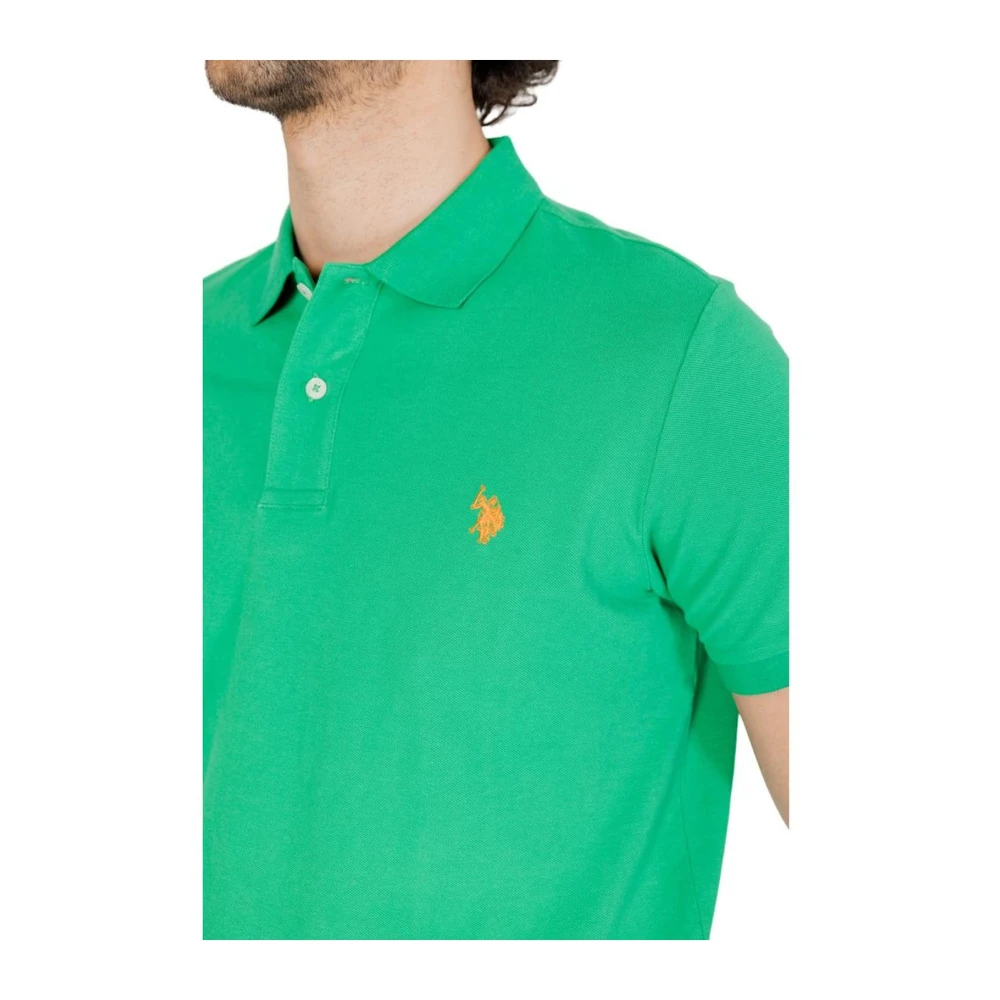 U.s. Polo Assn. Katoenen Polo Shirt Collectie Lente Zomer Green Heren