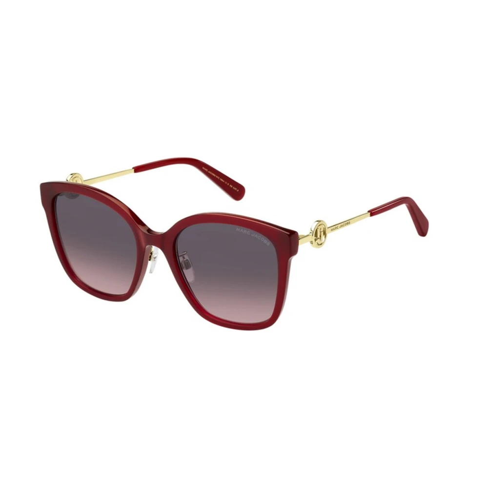 Røde solbriller med brune rosa skygge linser