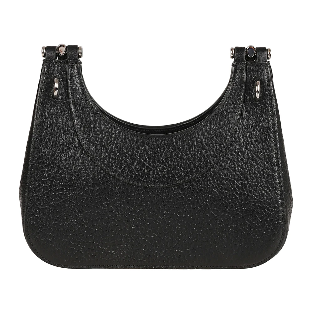 alexander mcqueen Zwarte Mini Cross-Bar Tassen Black Dames