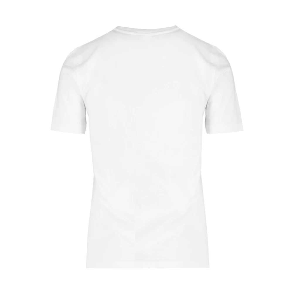 MM6 Maison Margiela Witte T-shirt met Logo Print White Dames
