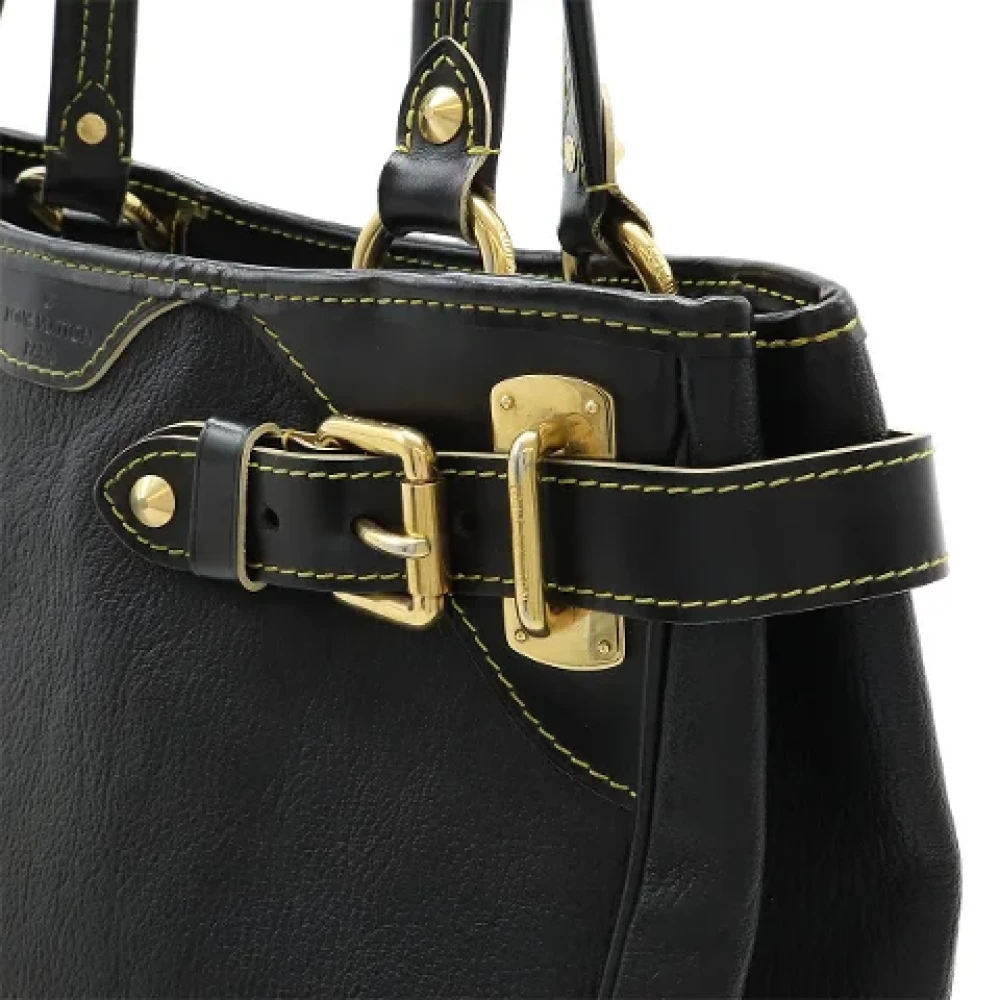 Louis Vuitton Vintage Pre-owned Leather totes Black Dames