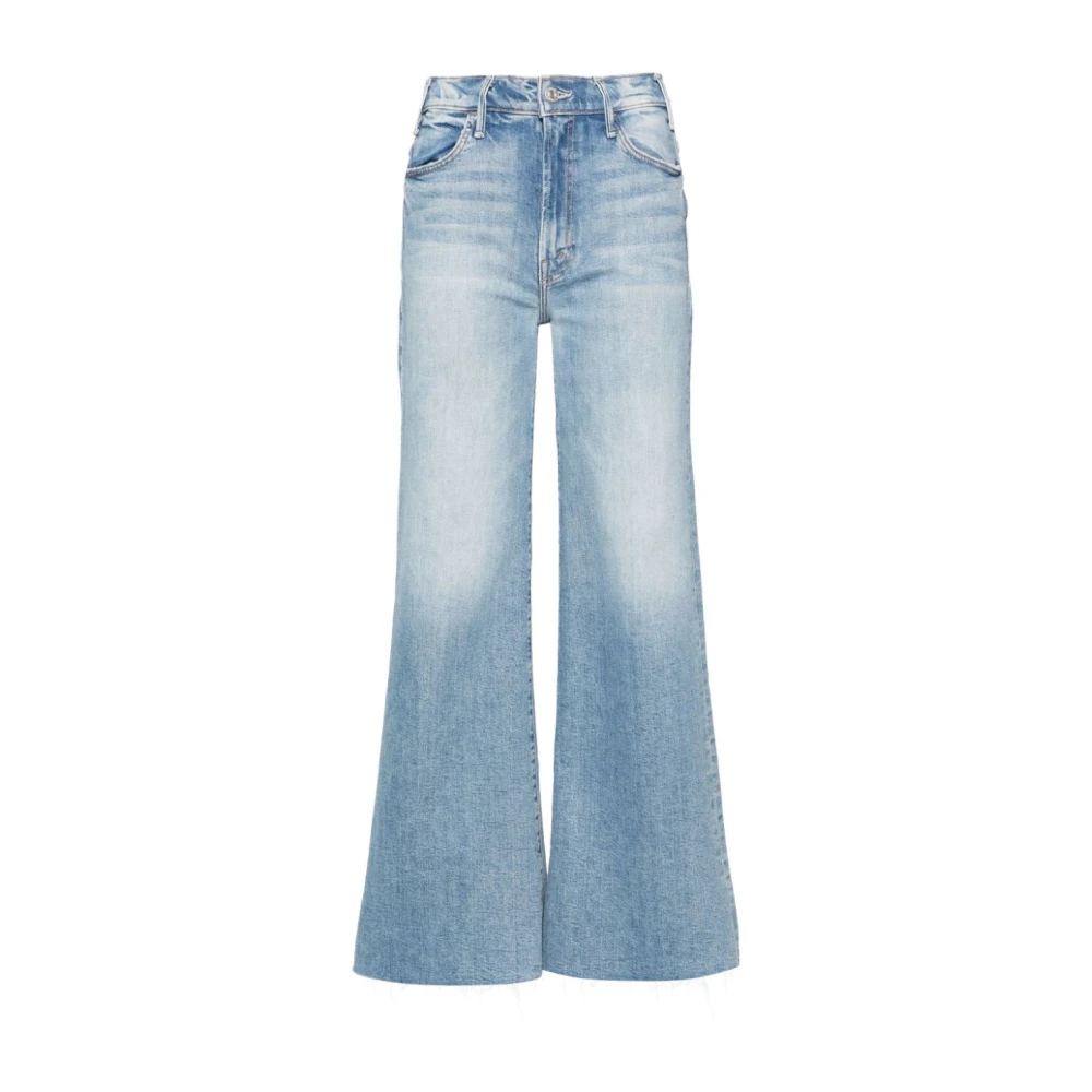 Mother Blauwe Flared Denim Jeans Blue Dames