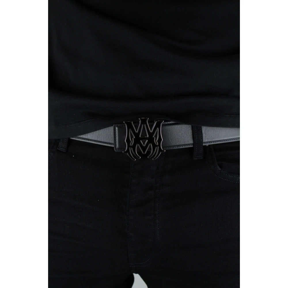 Amiri Nappa 4cm riem Black Heren