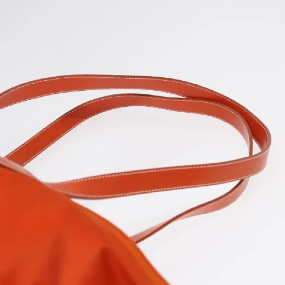 Prada Vintage Pre-owned Leather totes Orange Dames