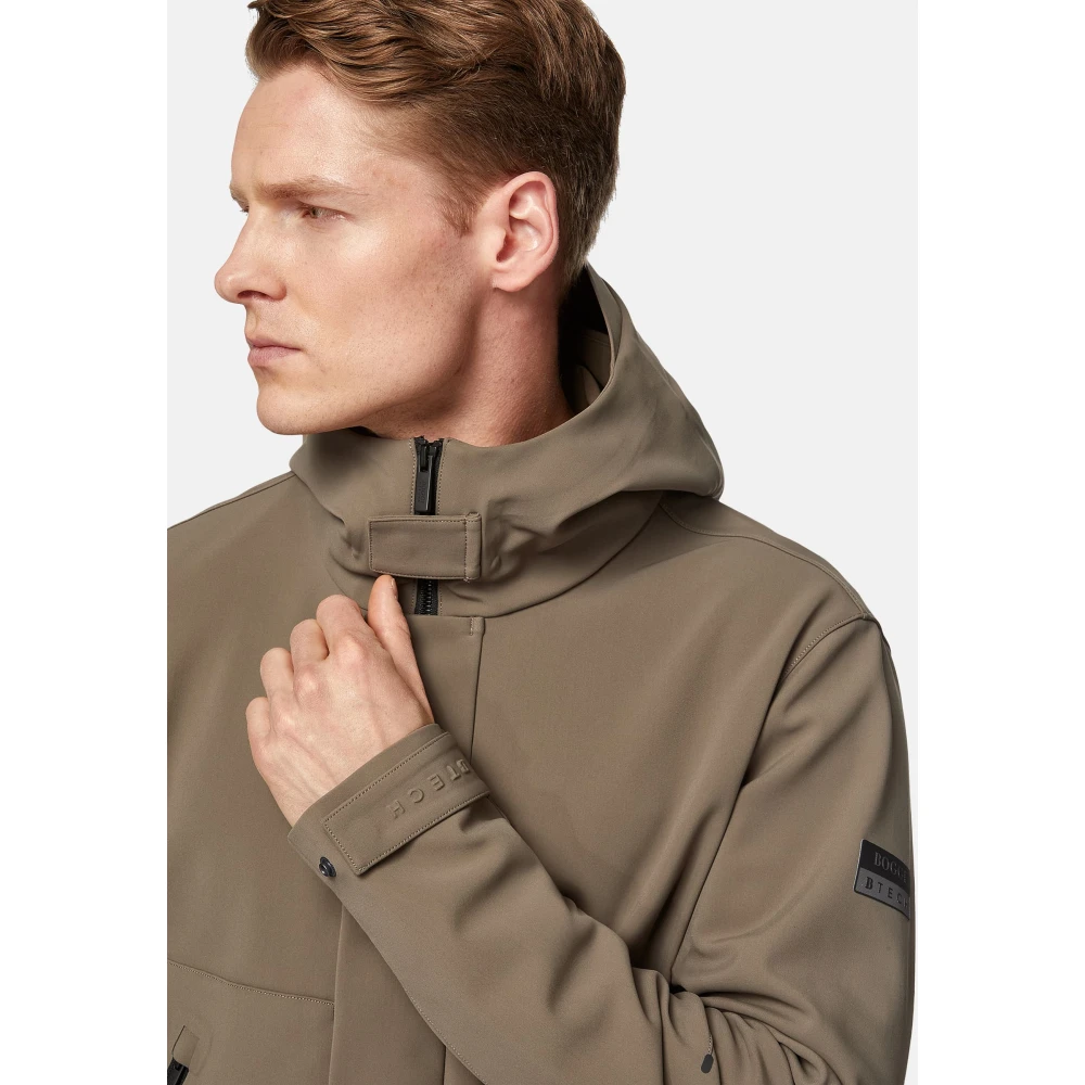 Boggi Milano B Tech Technical Fabric Jas Beige Heren