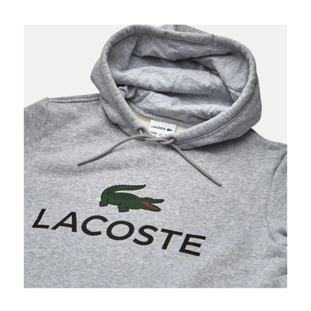 Lacoste Hoodie Grijs Regular Fit Gray Heren
