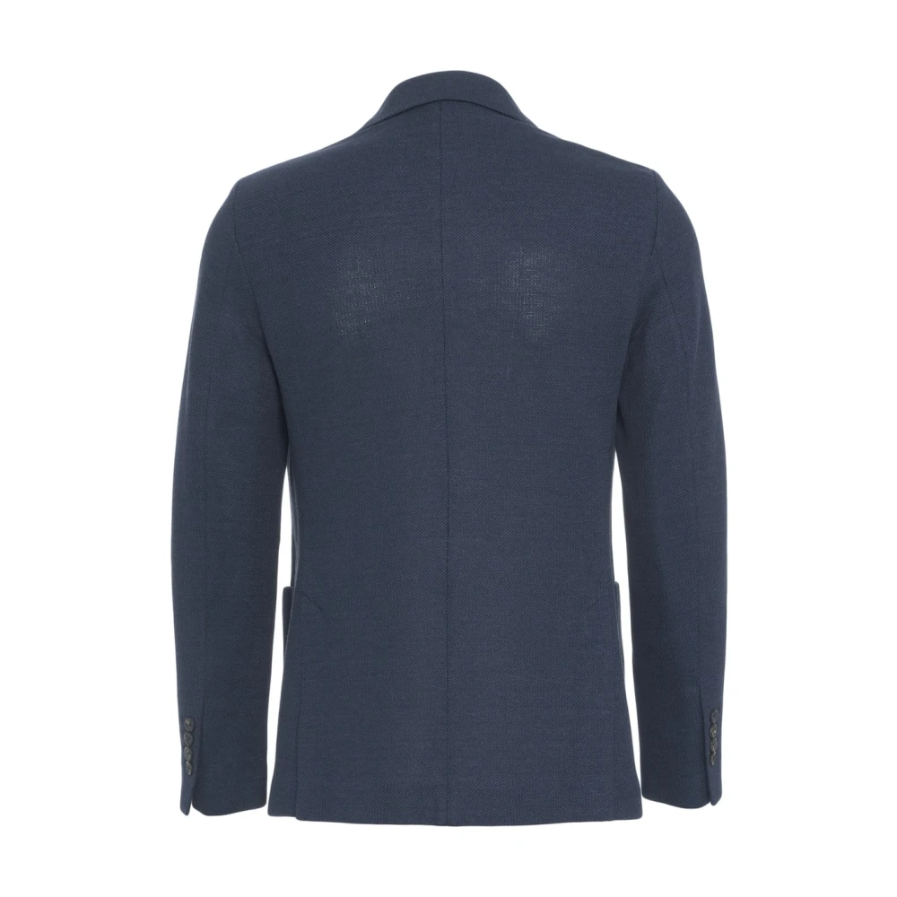 Circolo 1901 Blauwe Easy Jacket Blazer Blue Heren