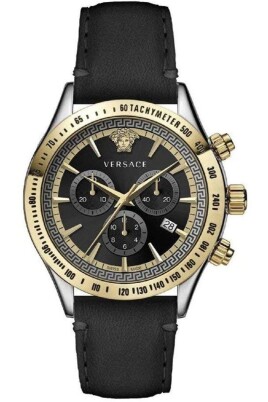 classic-chrono-watch-black-leather-silver-gold-steel