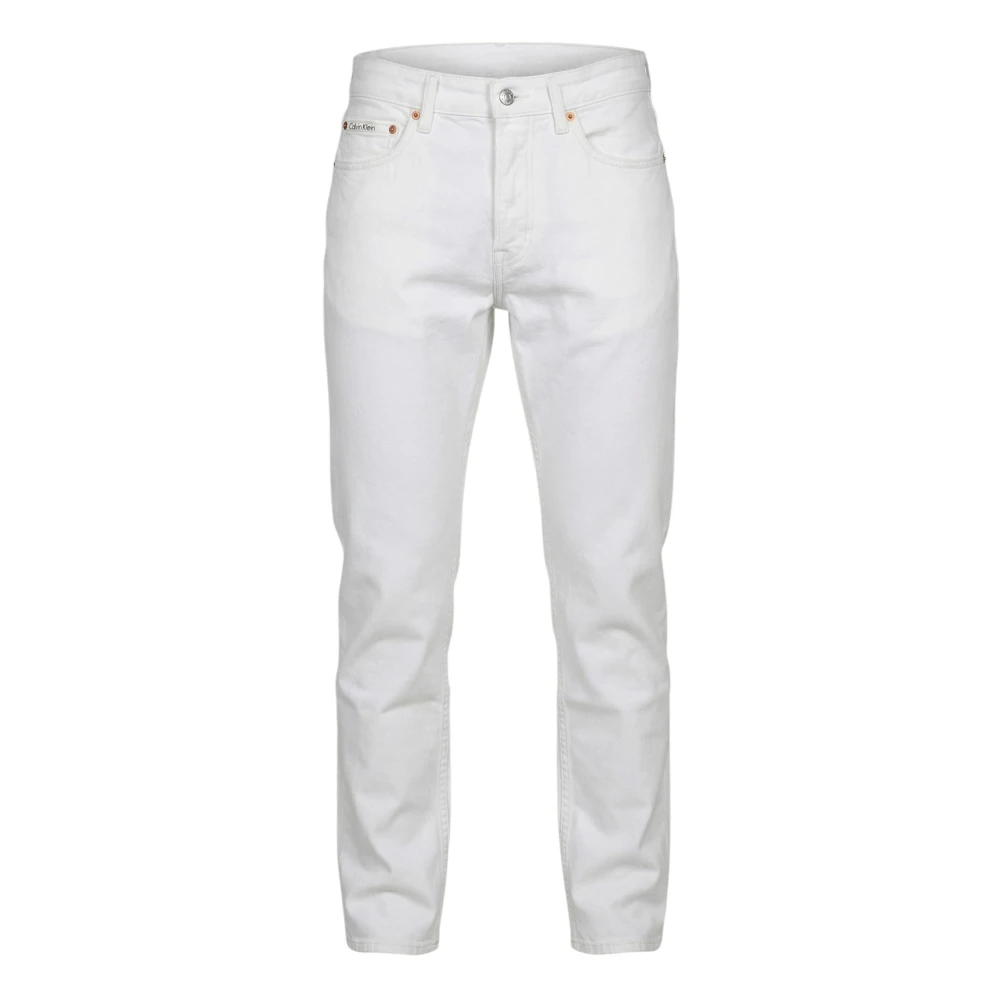 Calvin Klein Jeans Uomo Bianco Jeans, W30 L32, New,