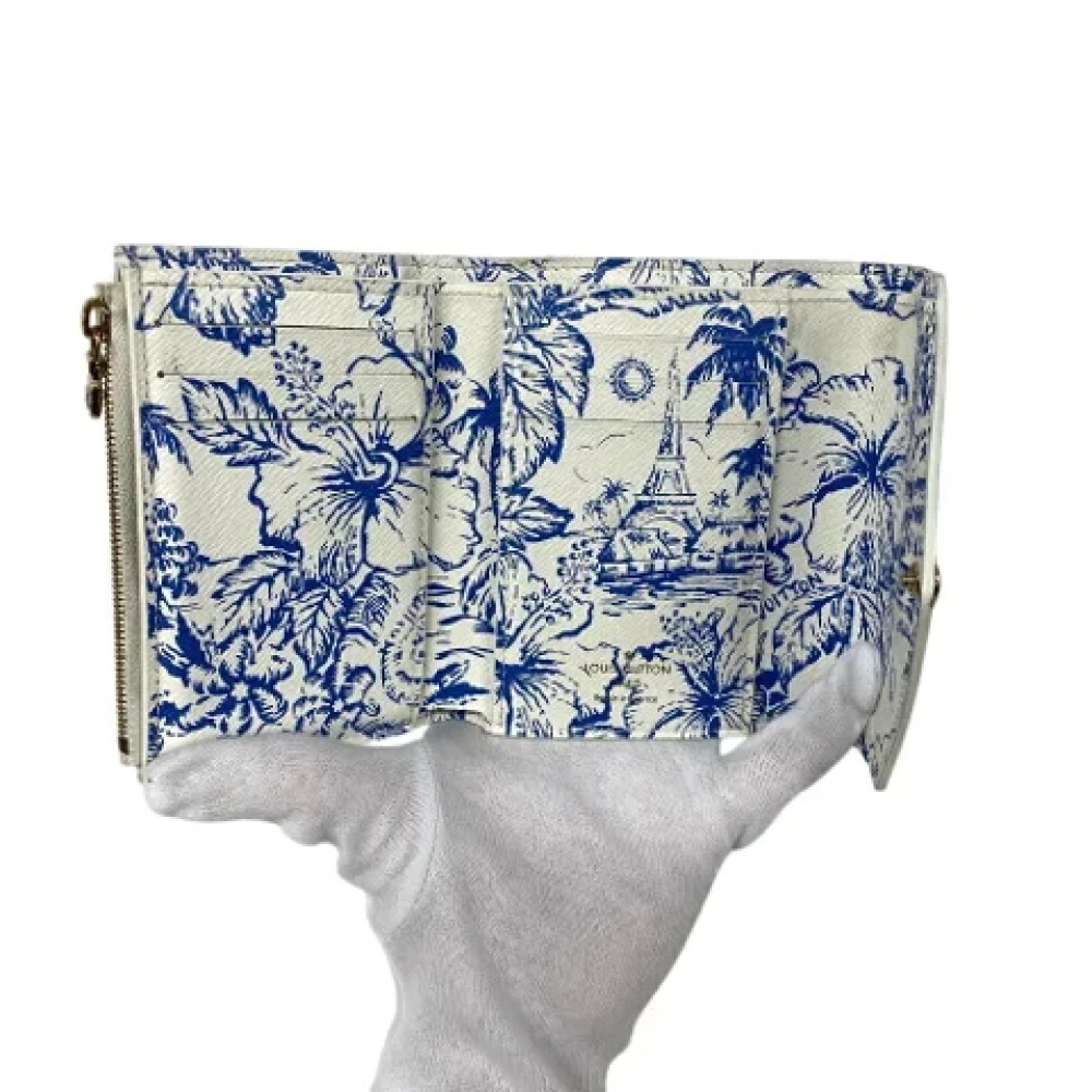 Louis Vuitton Vintage Pre-owned Canvas wallets Blue Dames