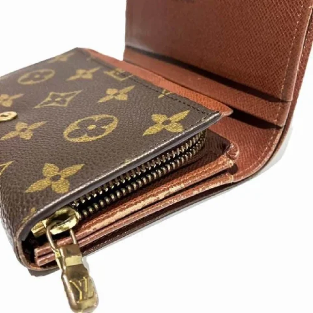 Louis Vuitton Vintage Pre-owned Canvas wallets Brown Dames