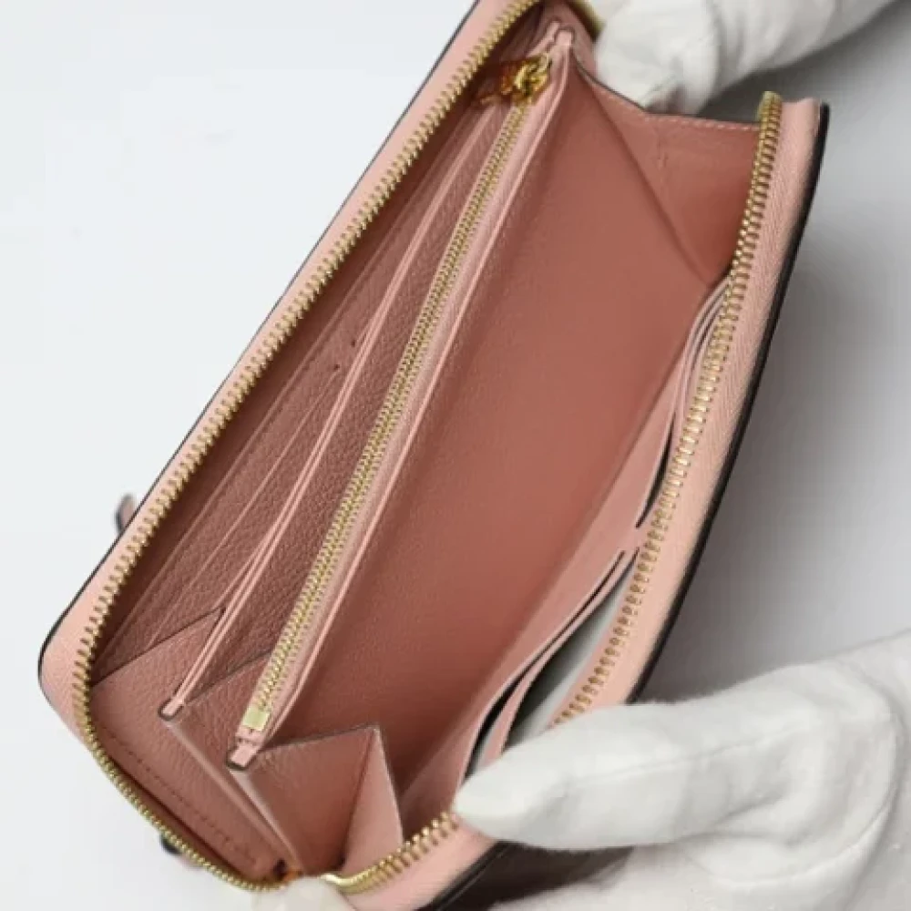 Louis Vuitton Vintage Pre-owned Fabric wallets Pink Dames